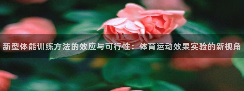 雷鸟体育ios官网入口：新型体能训练方法的效应与可行性：体育运动效果实验的新视角
